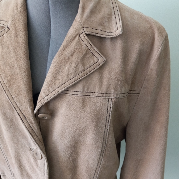 Brown Suede Jacket - Picture 4 of 12